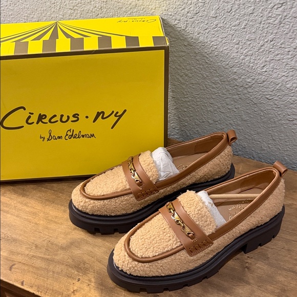 Circus by Sam Edelman Shoes - Circus by Sam Edelman Women's Brown and Tan Loafers size 8 New in Box